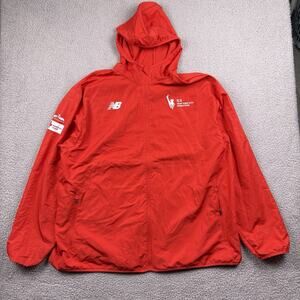 TCS New York Road Runner Marathon Jacket 2XL Red Windbreaker Medical New Balance